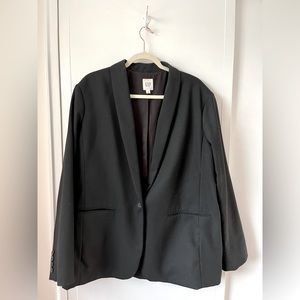 Professional Longline Black Blazer from Gap, size 20